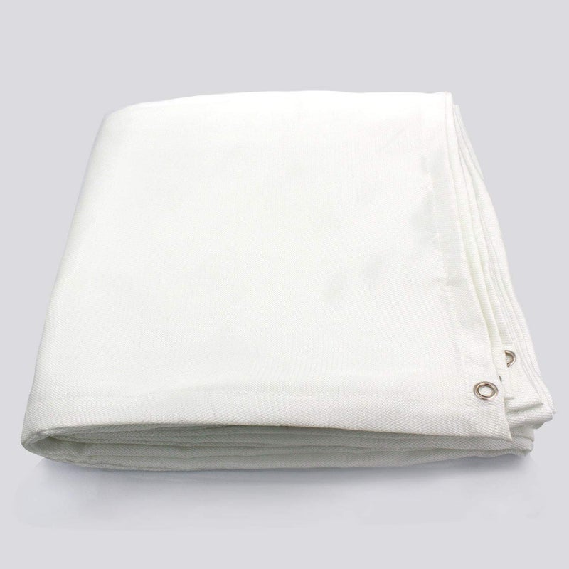 Gihunk Welding Blanket Heavy Duty Fiberglass Fire Blanket Protect Work Area from Sparks (10Ft x 10 Ft) - Image 1